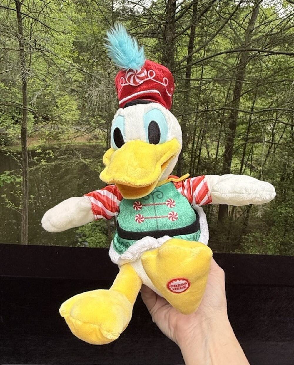 Hallmark Disney Christmas Nutcracker Sweets Donald Duck Plush Adult Collector
